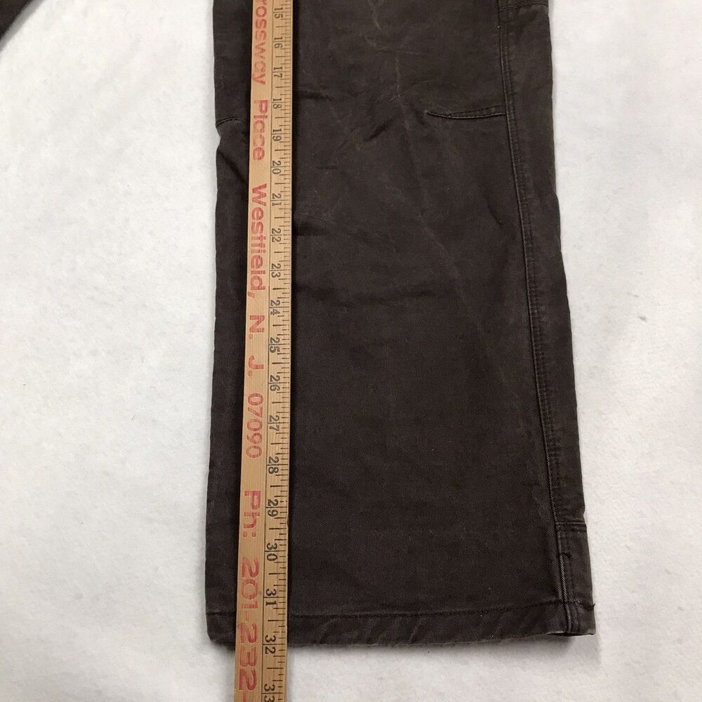 KUHL Rydr Pants Men 36x32 Brown Vintage Patina Dye Articulated Knee Hiking Work - Picture 9 of 16